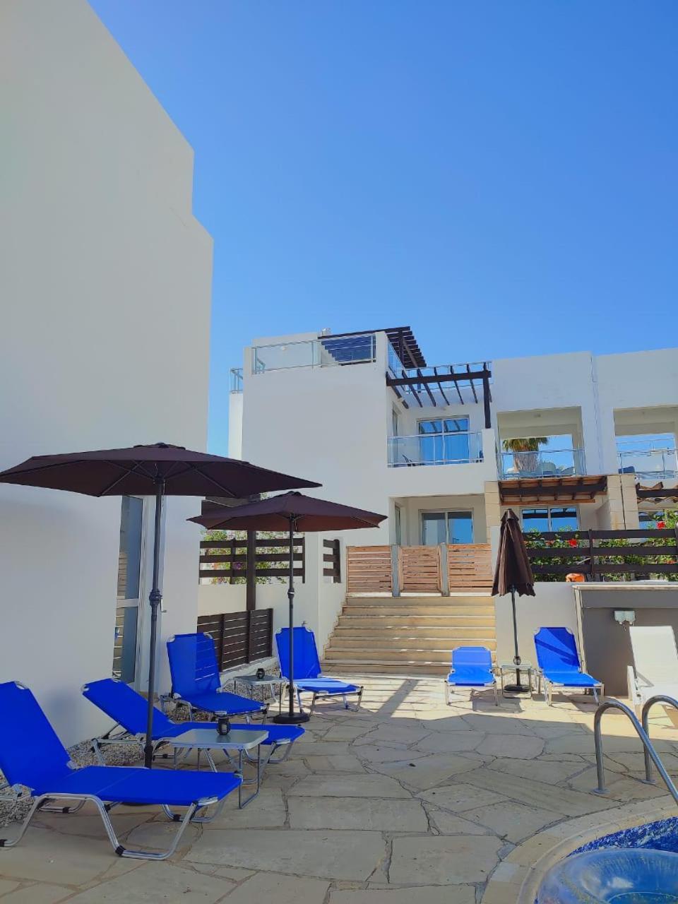 3 Bedroom Coral Bay Panorama Seaview Villa Pool Exterior photo